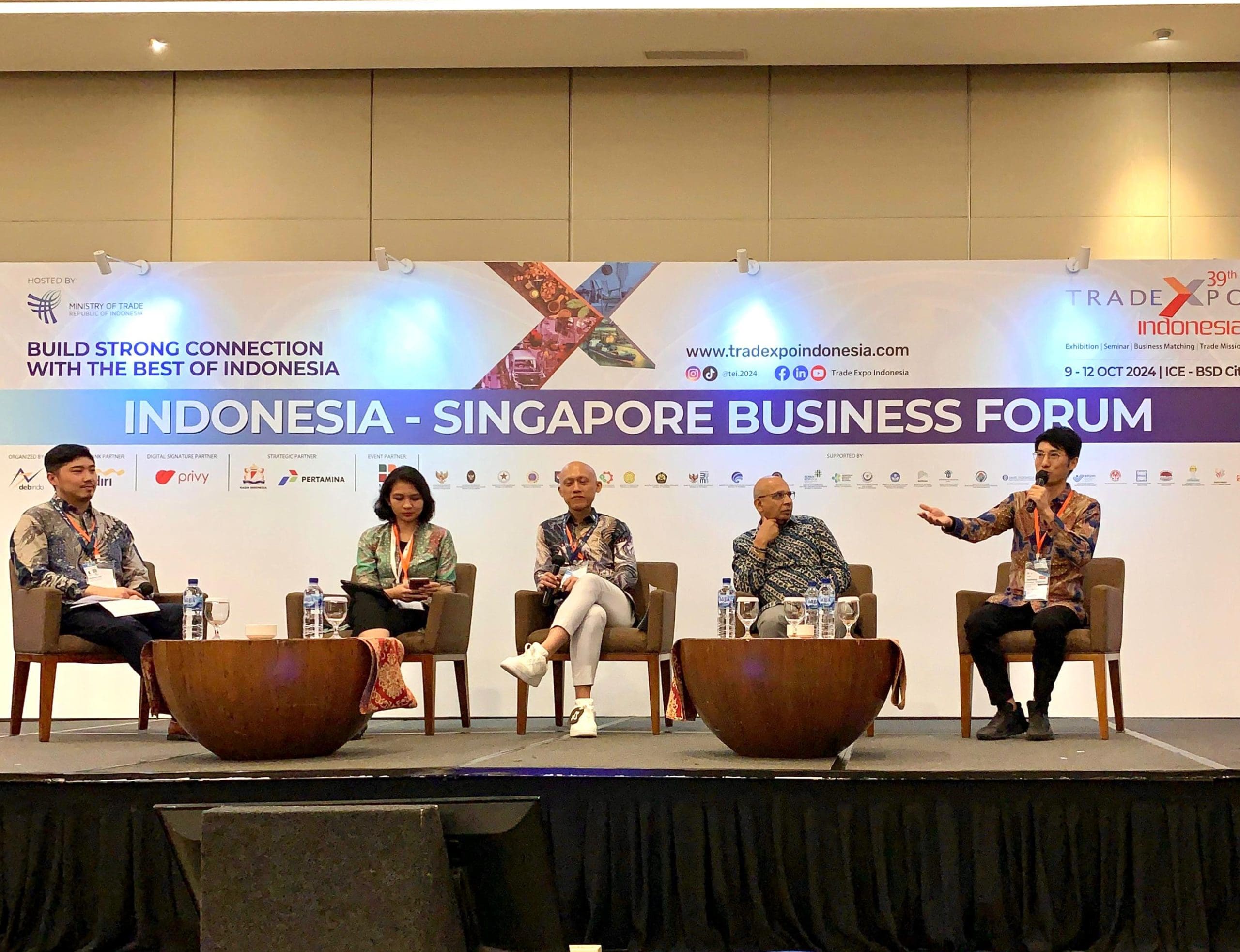 Collaboration to Boost Indonesian SMEs and Singaporean Businesses at TEI 2024