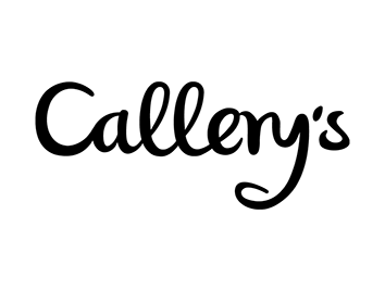 Brand logo: the word Callery's written in a black cursive script on a white background.