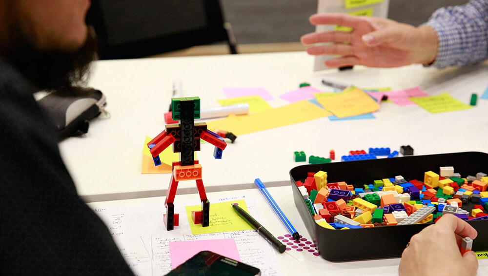 creativity festival 2019 workshop with lego tools